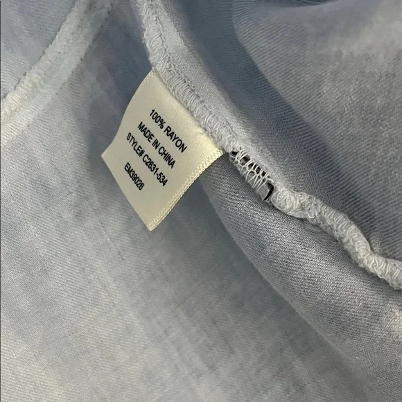 Cloth & Stone V Neck Hidden Button Up Lightweight Long Sleeve Bundle - Sz Small - Picture 3 of 15